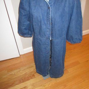 new with tags jean gap dress sz large